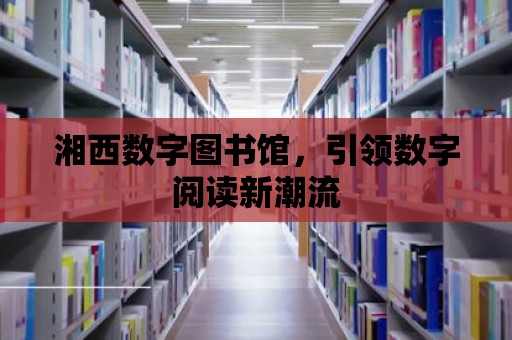 湘西數字圖書館，引領數字閱讀新潮流