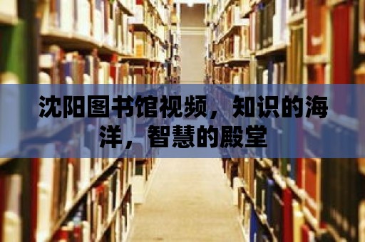 沈陽圖書館視頻，知識的海洋，智慧的殿堂