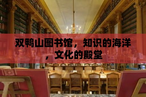 雙鴨山圖書館，知識的海洋，文化的殿堂