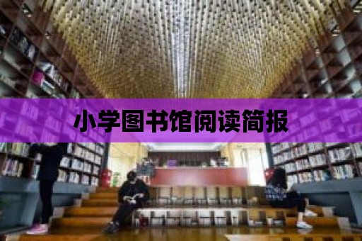 小學圖書館閱讀簡報