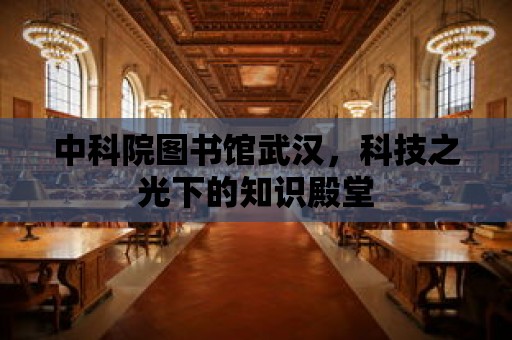 中科院圖書館武漢，科技之光下的知識殿堂