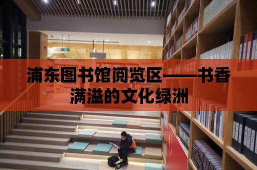 浦東圖書館閱覽區——書香滿溢的文化綠洲