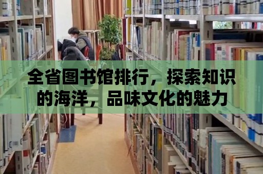 全省圖書館排行，探索知識(shí)的海洋，品味文化的魅力