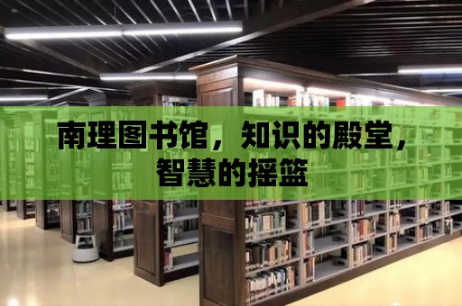 南理圖書館，知識(shí)的殿堂，智慧的搖籃