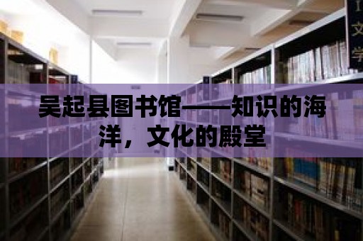 吳起縣圖書館——知識的海洋，文化的殿堂