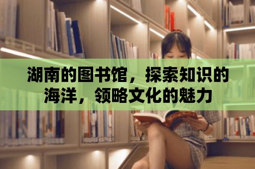 湖南的圖書館，探索知識的海洋，領略文化的魅力