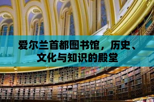 愛爾蘭首都圖書館，歷史、文化與知識的殿堂