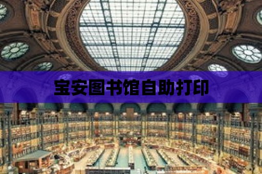 寶安圖書館自助打印