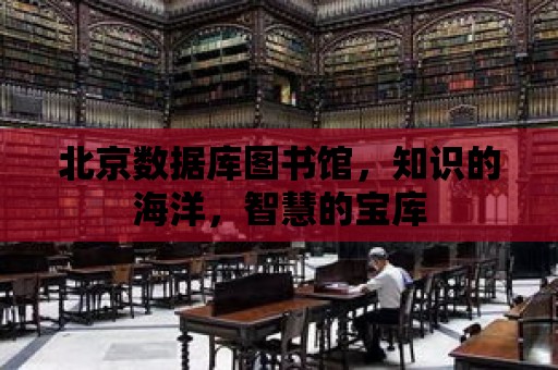 北京數據庫圖書館，知識的海洋，智慧的寶庫