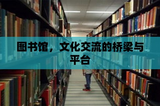 圖書館，文化交流的橋梁與平臺