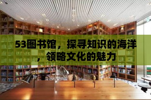 53圖書館，探尋知識的海洋，領略文化的魅力