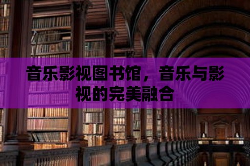 音樂影視圖書館，音樂與影視的完美融合