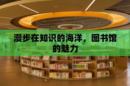 漫步在知識的海洋，圖書館的魅力