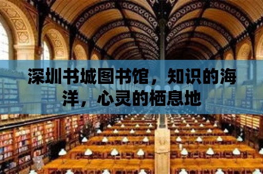 深圳書城圖書館，知識的海洋，心靈的棲息地