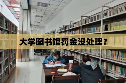 大學圖書館罰金沒處理？