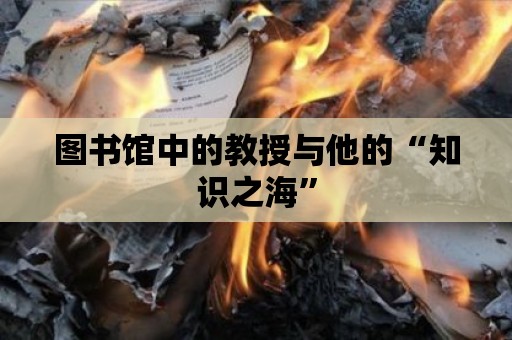 圖書館中的教授與他的“知識(shí)之海”