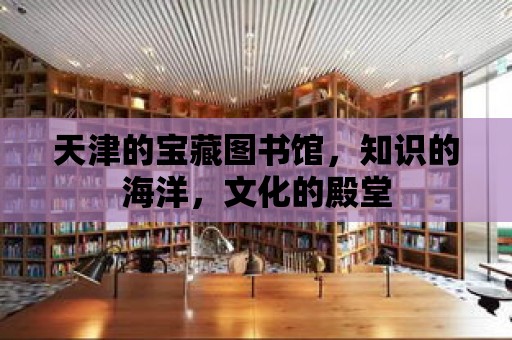 天津的寶藏圖書館，知識的海洋，文化的殿堂