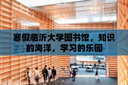 寒假臨沂大學圖書館，知識的海洋，學習的樂園