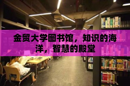 金貿(mào)大學(xué)圖書館，知識的海洋，智慧的殿堂