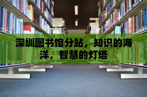 深圳圖書館分站，知識的海洋，智慧的燈塔