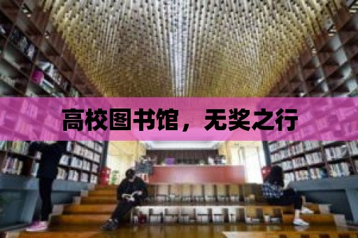 高校圖書館，無獎之行