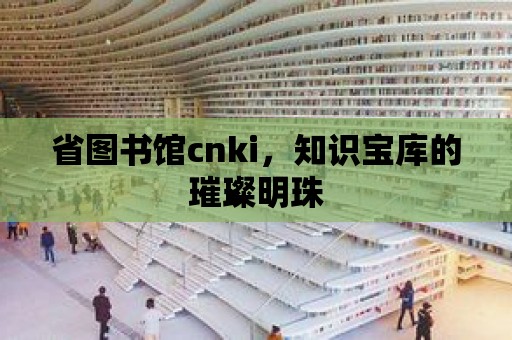 省圖書館cnki，知識寶庫的璀璨明珠