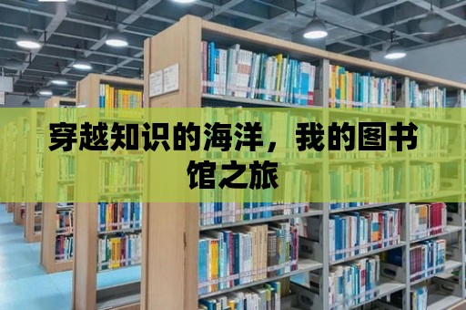 穿越知識的海洋，我的圖書館之旅