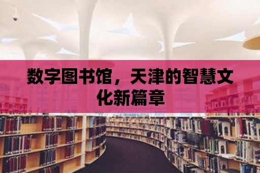 數字圖書館，天津的智慧文化新篇章