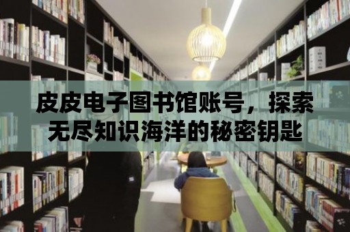 皮皮電子圖書館賬號，探索無盡知識海洋的秘密鑰匙