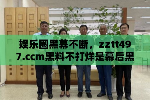 娛樂圈黑幕不斷，zztt497.ccm黑料不打烊是幕后黑手嗎？