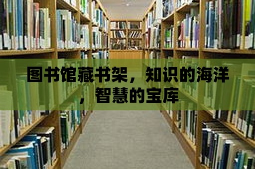 圖書館藏書架，知識(shí)的海洋，智慧的寶庫(kù)