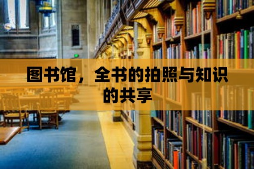 圖書館，全書的拍照與知識的共享