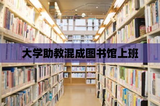 大學助教混成圖書館上班