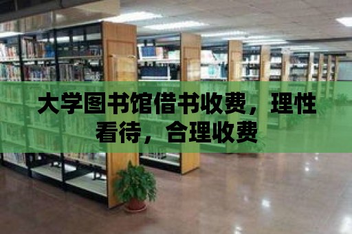 大學圖書館借書收費，理性看待，合理收費