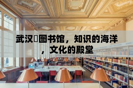 武漢巿圖書館，知識的海洋，文化的殿堂