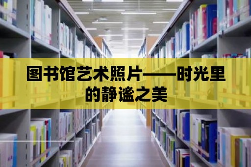 圖書館藝術照片——時光里的靜謐之美