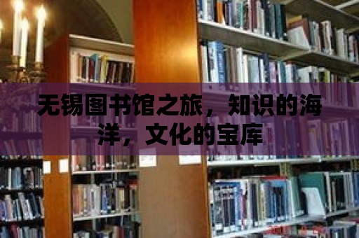 無錫圖書館之旅，知識的海洋，文化的寶庫