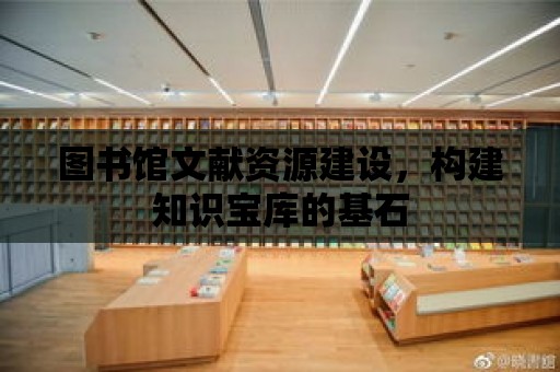 圖書館文獻資源建設，構建知識寶庫的基石