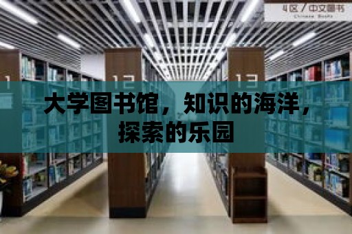 大學圖書館，知識的海洋，探索的樂園