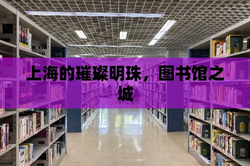 上海的璀璨明珠，圖書館之城