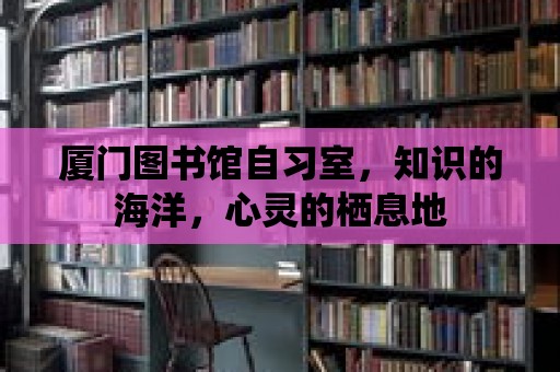 廈門圖書館自習(xí)室，知識的海洋，心靈的棲息地