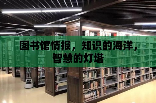 圖書館情報，知識的海洋，智慧的燈塔