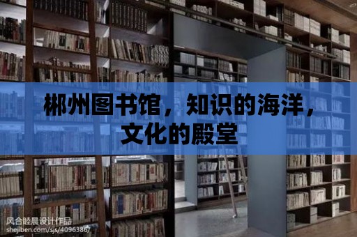 郴州圖書館，知識的海洋，文化的殿堂