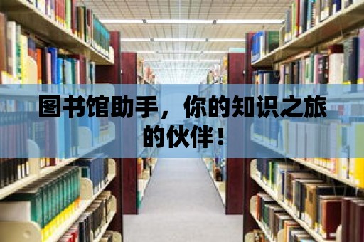 圖書館助手，你的知識(shí)之旅的伙伴！