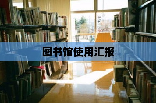 圖書館使用匯報