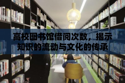 高校圖書館借閱次數，揭示知識的流動與文化的傳承