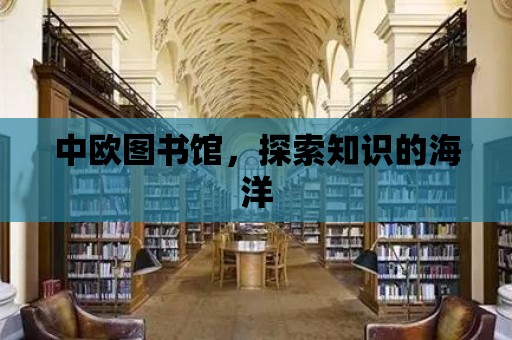 中歐圖書館，探索知識的海洋