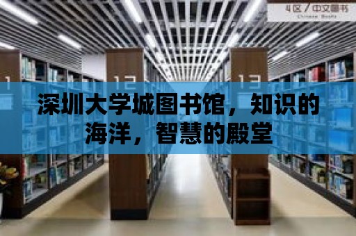 深圳大學城圖書館，知識的海洋，智慧的殿堂