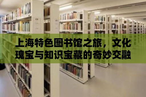 上海特色圖書館之旅，文化瑰寶與知識寶藏的奇妙交融