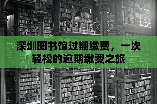 深圳圖書館過(guò)期繳費(fèi)，一次輕松的逾期繳費(fèi)之旅